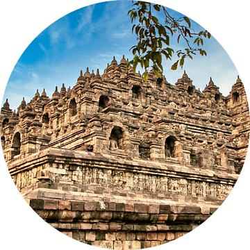 Borobudur N-O Hoek van Eduard Lamping