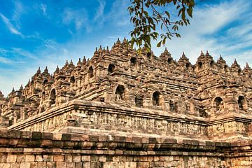 Borobudur N-O Hoek van Eduard Lamping