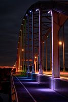 Le pont coloré Wilhelmina à Deventer