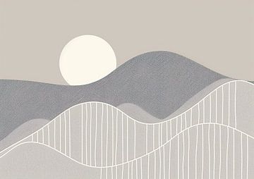 Modern Lines | Illustration by ARTEO Paintings