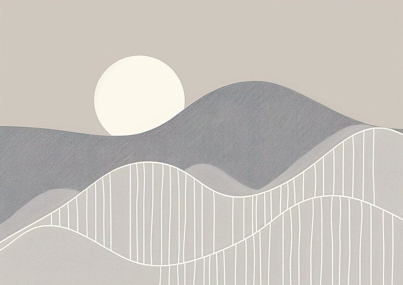 Modern Lines | Illustration von ARTEO Gemälde