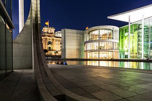 Nachts im Berliner Regierungsviertel