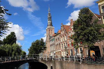 Kerktoren in Leiden