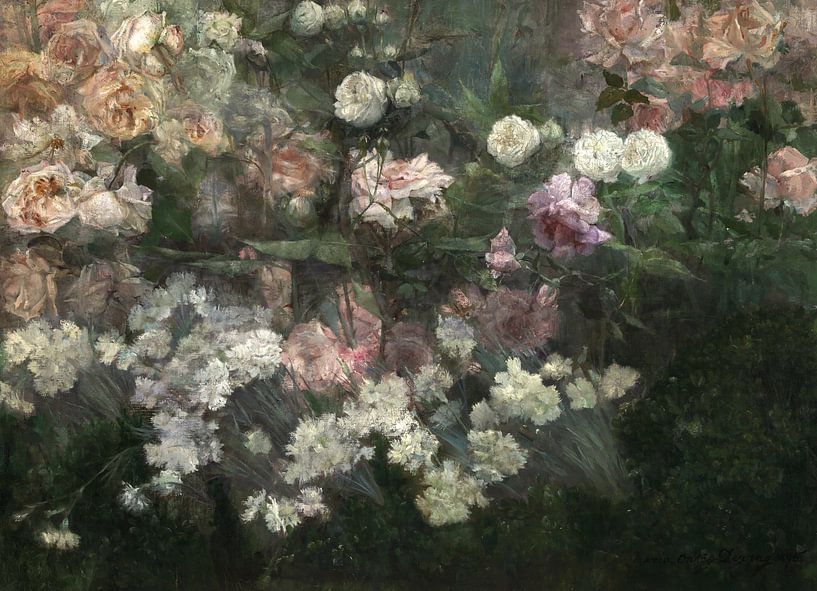 Maria Oakey Dewing~Garden in May by finemasterpiece