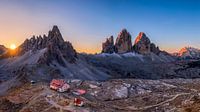 Drei Zinnen in den Dolomiten