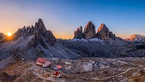 Drei Zinnen in den Dolomiten