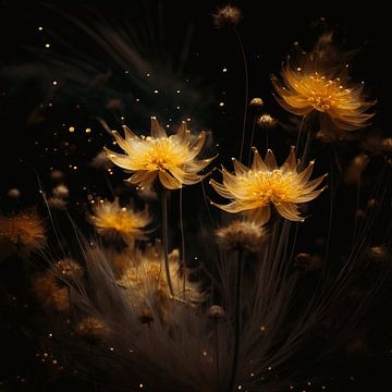 Funkelnde Blumen von Karina Brouwer