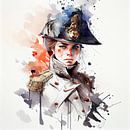 Watercolor Napoleonic Soldier Woman #4 by Chromatic Fusion Studio thumbnail