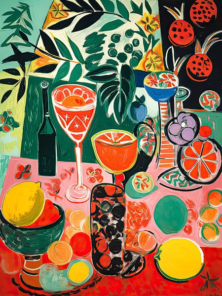 Tropical Matisse Cocktails No.1 by Your unique art