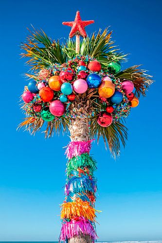 Kleurrijke palmboom