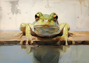 Grenouille sur Art Merveilleux