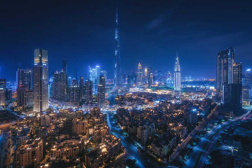La nuit à Dubaï par Jean Claude Castor