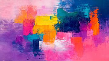 Colorful Abstraction van Harry Hadders