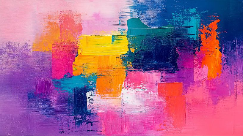 Colorful Abstraction by Harry Hadders Design
