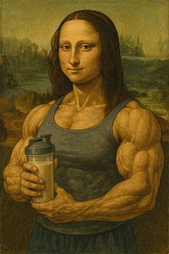 Mona Lisa Fitness van Poster Art Shop