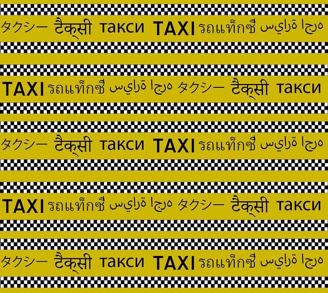 Schachbrettmuster Taxi von Grüntyers .