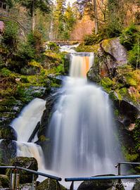 Triberg waterfall by Hans-Bernd Lichtblau