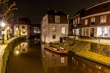 Oudewater in de avond van Stephan Neven