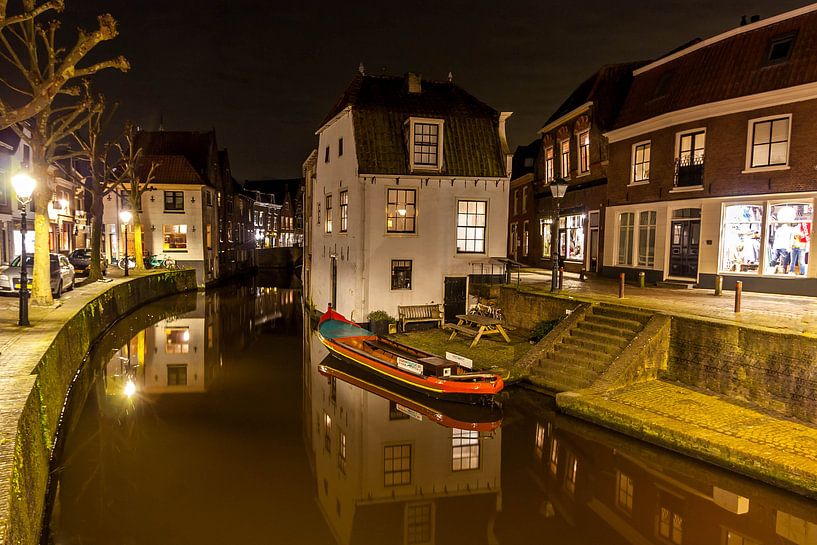 Oudewater in de avond von Stephan Neven