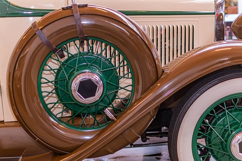 Detail oldtimer van Jurgen Hermse