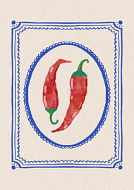 Spicy Chili Peppers by Katarzyna Gąsiorowska