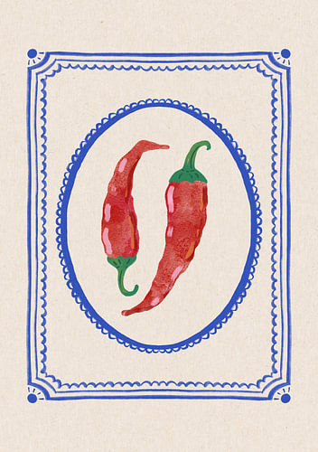 Pittige chilipepers