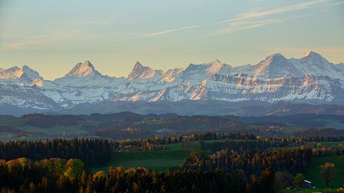 Emmentaler Aussicht auf die Berner Alpen