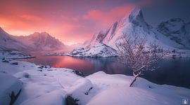 Réflexions magiques sur la montagne