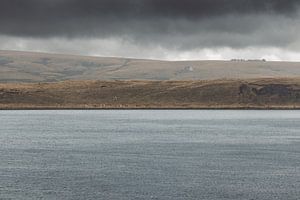 Regenachtige dag, La Godivelle Meer, Frankrijk