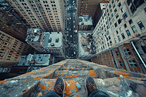 are at great lonely heights