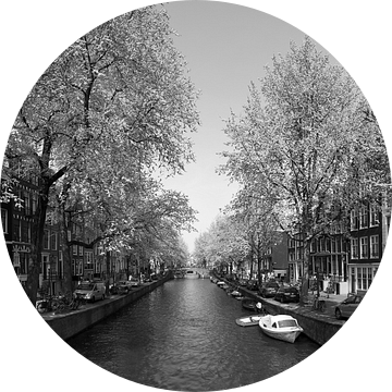 Panorama Leidsegracht in Amsterdam van Pascal Lemlijn