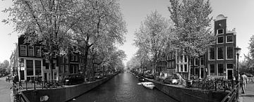 Panorama Leidsegracht in Amsterdam