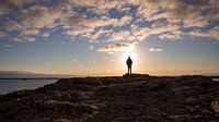 Silhouet in IJsland van Chris Snoek thumbnail