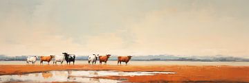 Cows Art 84910 by ARTEO Paintings