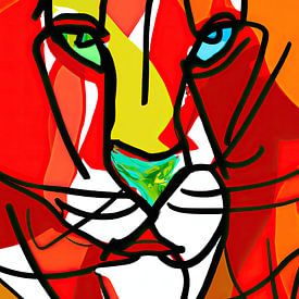 Koning der Kleuren van Lions-Art