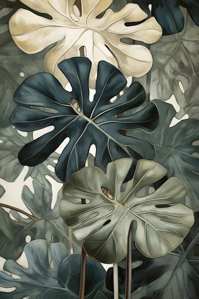 Urban Jungle Large Leaf by But First Framing