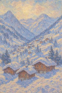 Stiller Morgen in Arosa - Alpine Stille in Schnee und Licht von Travel Shop