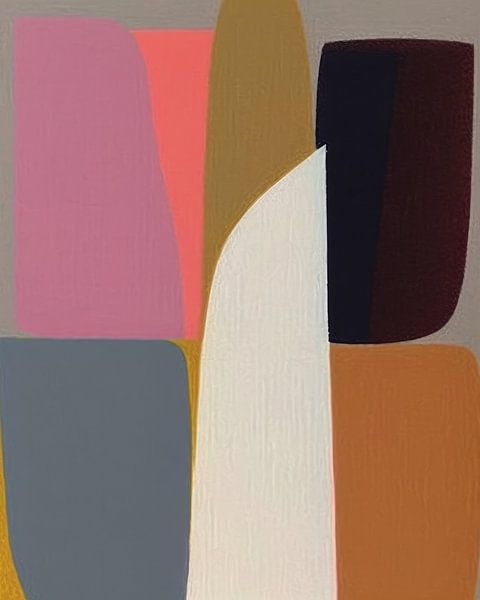 Colourful abstract and modern shapes by Studio Allee