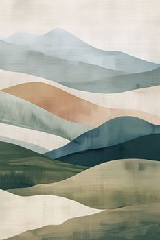 Minimalistische Berge