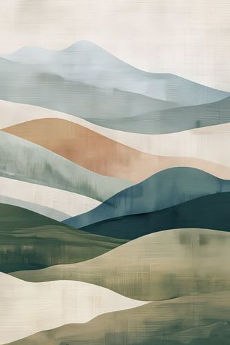 Minimalistische Berge