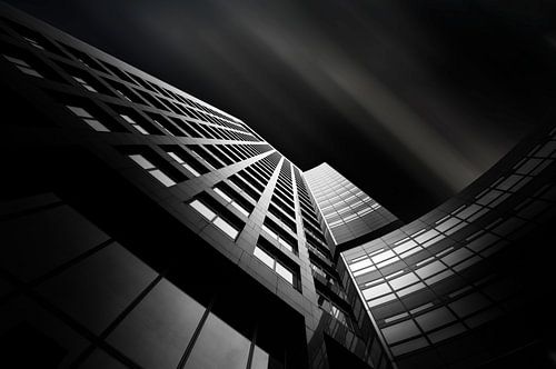 Architectuur op de Zuidas black&white