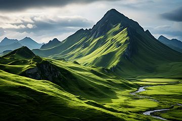IJslands berglandschap #1 van Skyfall
