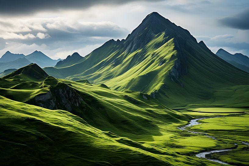 IJslands berglandschap #1 van Skyfall