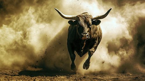 Angry bull