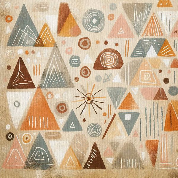 Primitive Geometry 06 van Fernando Vieira
