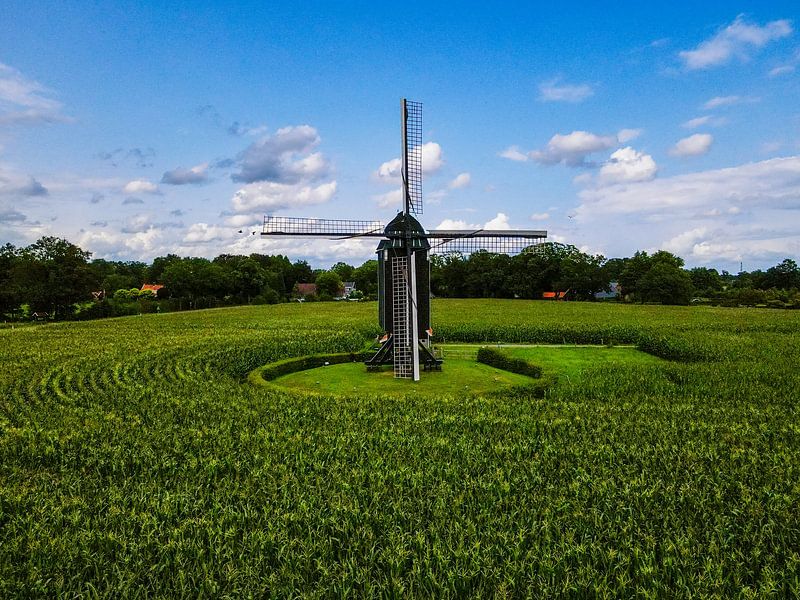 Beautiful type of mill shot in amazing landscape by Surreal Media