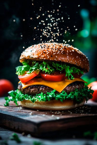 Burger indulgence by Poster Art Shop