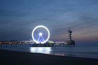 Scheveningen Pier by Night Long Exposure