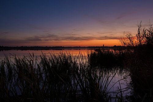 Zonsondergang aan de Belterwijde