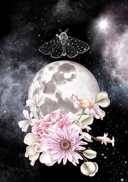 Mystic Moon Moth by Lucia